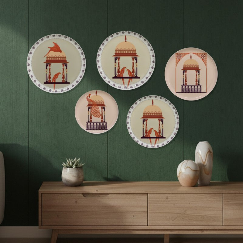 Palace Pavilion Metal Wall Plates - Set Of Five media 3