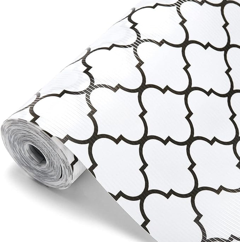 Roma Ethnic Kitchen Shelf Liner Mat (White) - Set Of Two media 8