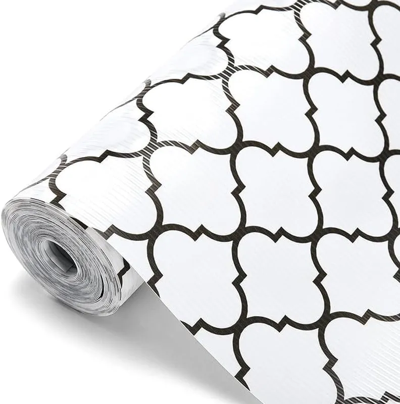 Roma Ethnic Kitchen Shelf Liner Mat (White) - Set Of Two media 8