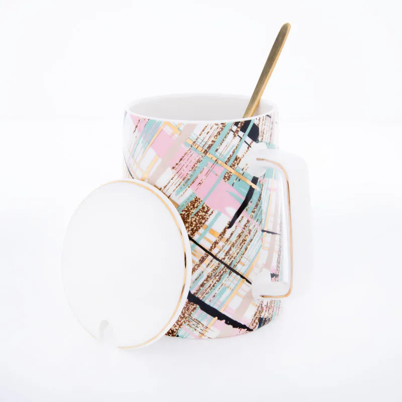 Magsa Ceramic Coffee Mug (450 mL) - Two Piece Set media 4