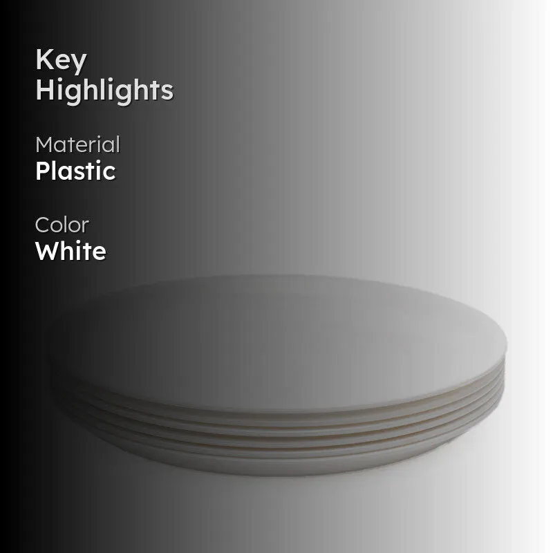 Mihaya Quarter Plate (White) - Set Of Six media 2