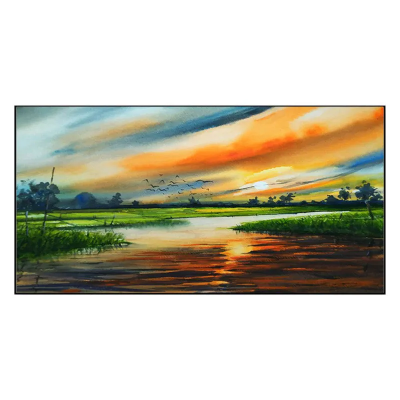 Twilight Scape Canvas Wall Painting media 5
