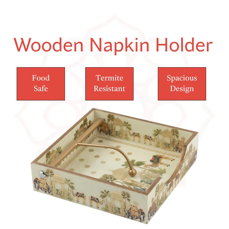 Royal Parade Wooden Tissue Holder media 4
