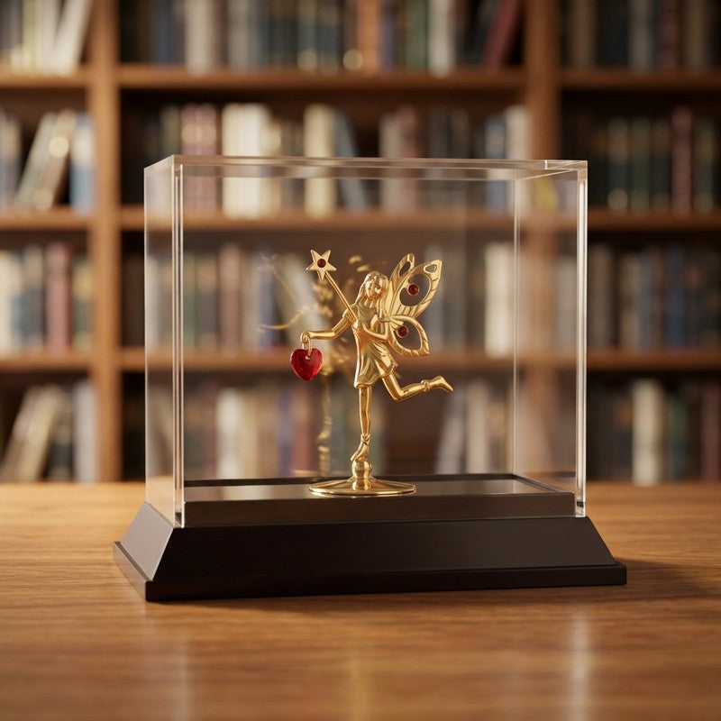 Golden Fairy 24K Gold Plated Mild Steel Showpiece