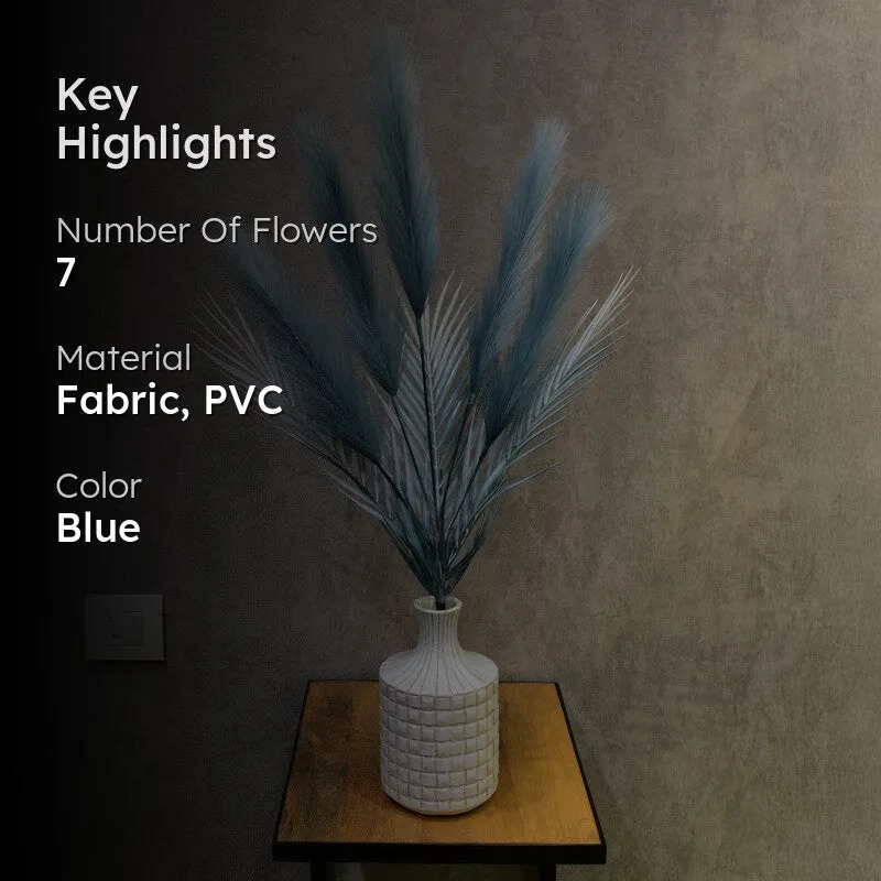 Real Look Artificial Pampas Flower - Blue media 2