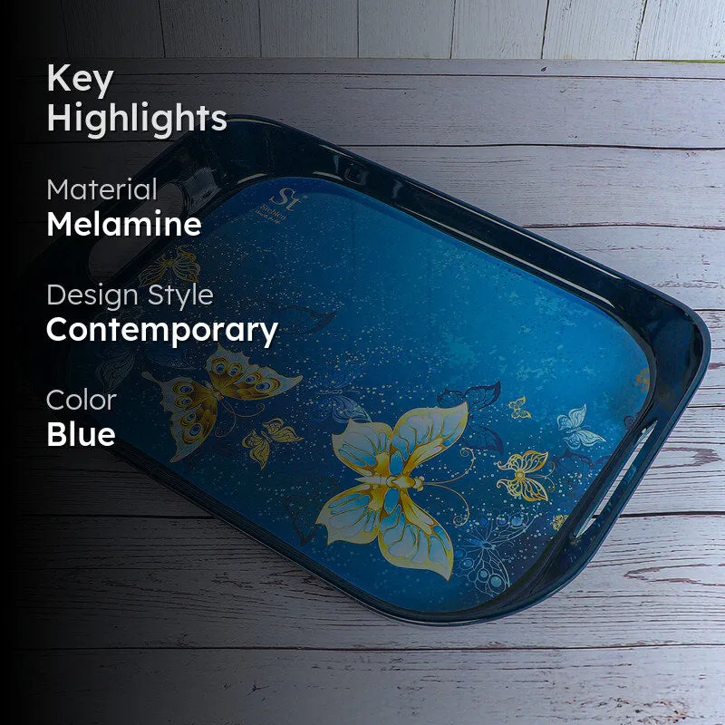 Papilon Nights Melamine Serving Tray media 2