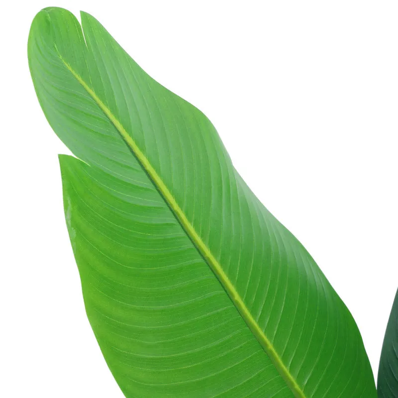 Artificial Realistic Banana Plant With Black Plastic Pot - 3.9 Feet media 4
