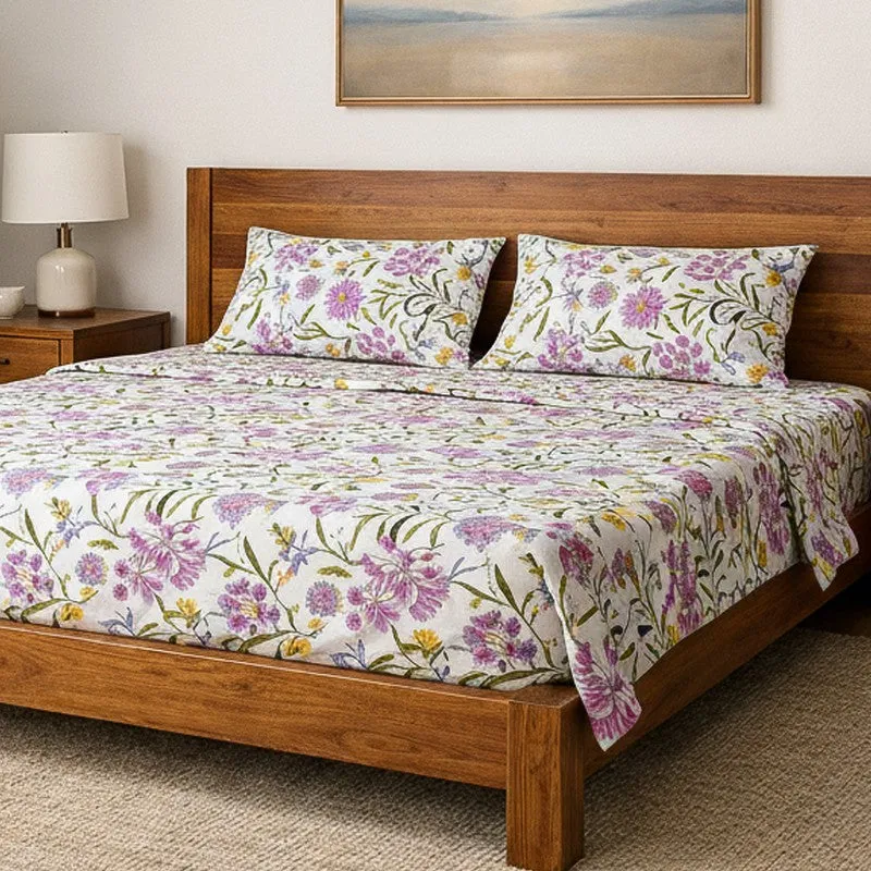 Botanical Garden Microfiber Bedsheet - 130 GSM media 3