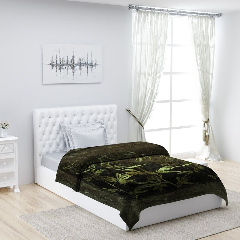 Monte Carlo Enchanted Forest Blanket (Olive Green)- 1022 GSM