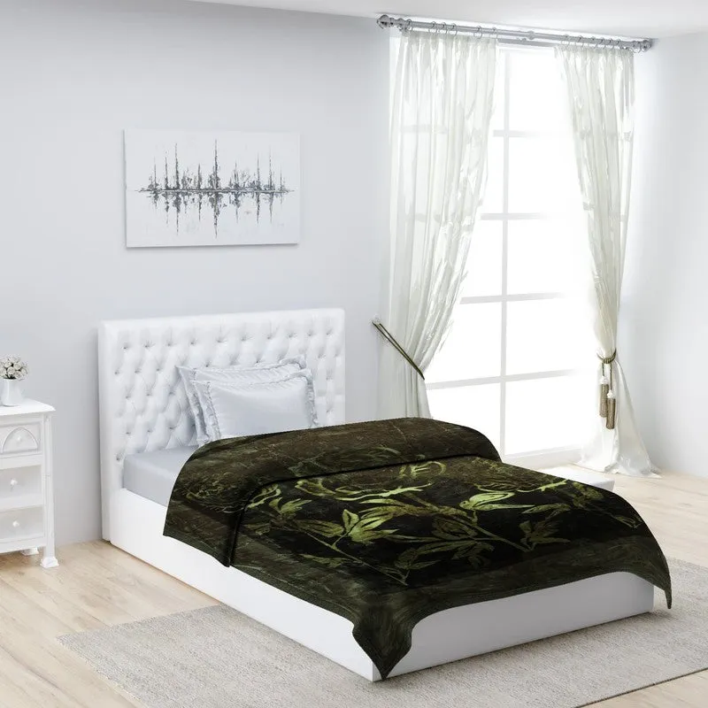 Monte Carlo Enchanted Forest Blanket (Olive Green)- 1022 GSM media 1