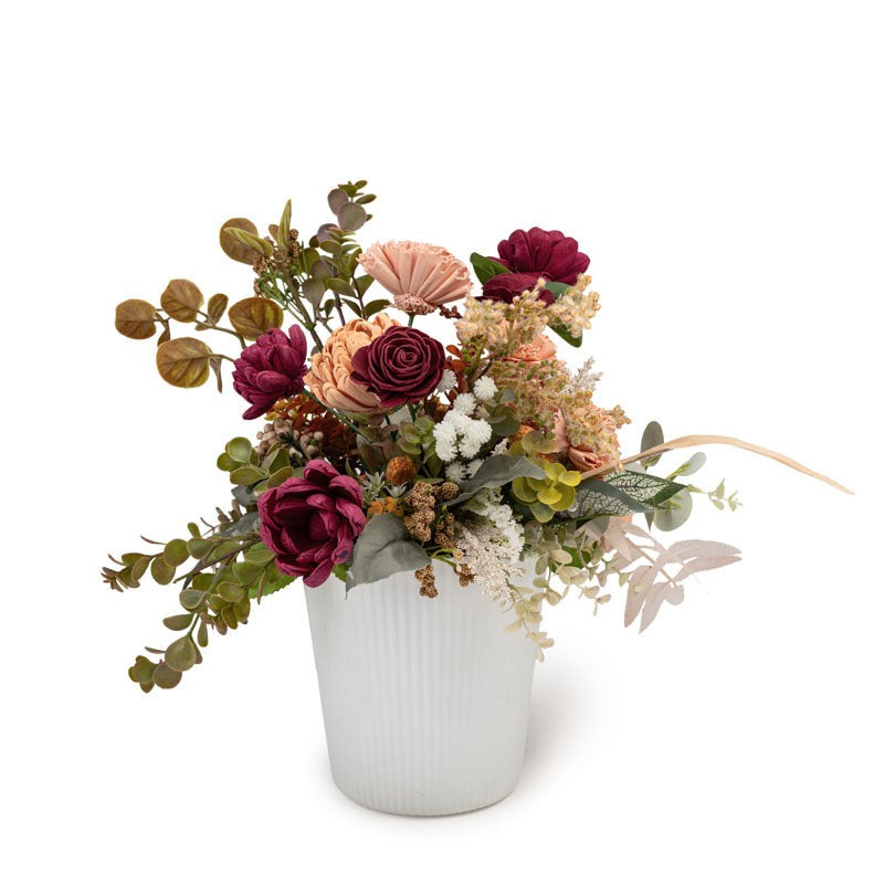 Ayana Solawood Floral Bunch With Pot media 4
