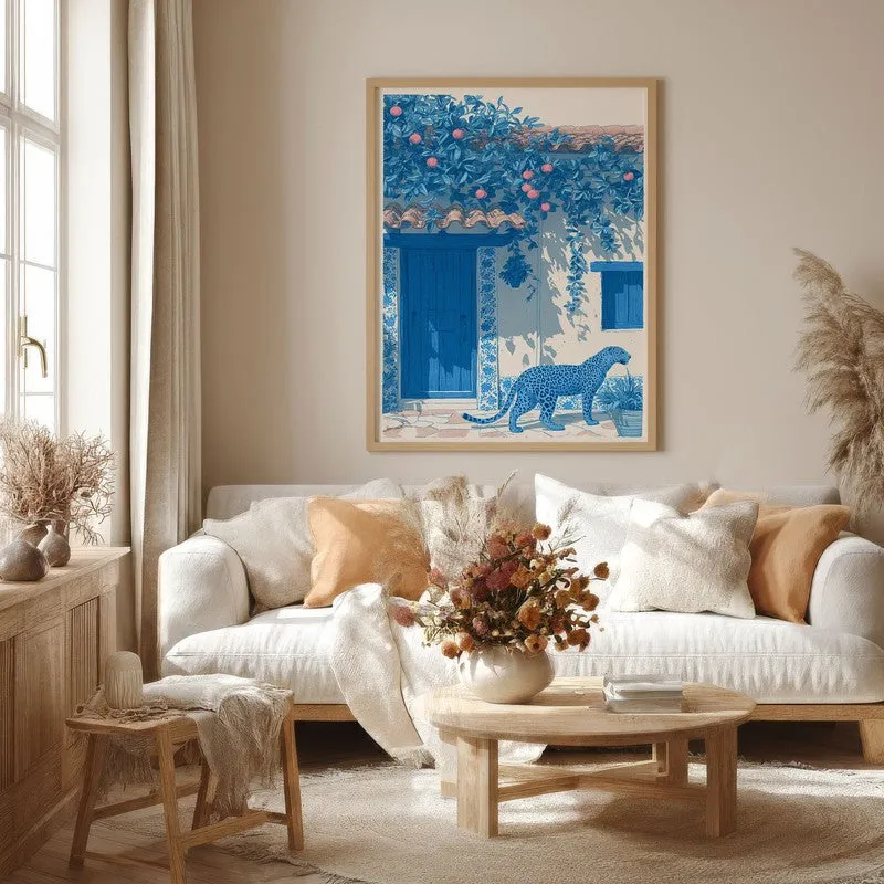 Zest Veranda Canvas Wall Painting - Brown Frame media 4
