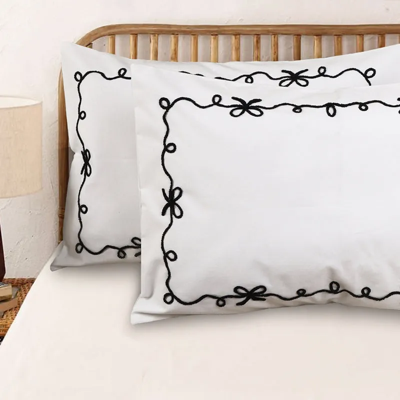 Vines & Bows Pillow Cover - Set Of Two media 3