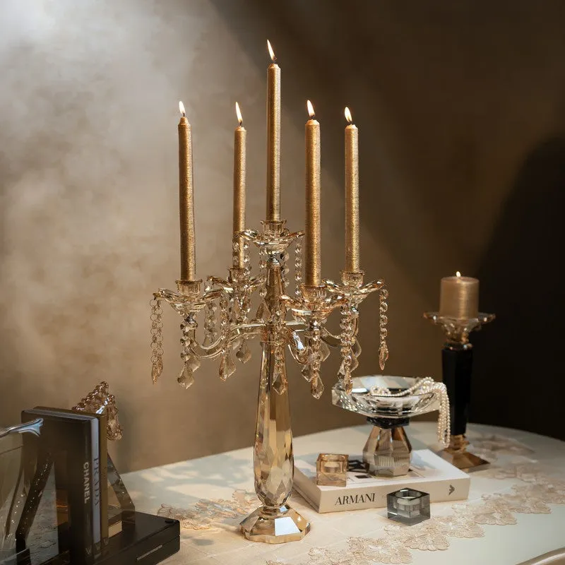 Aurora Crystal Candle Holder media 4