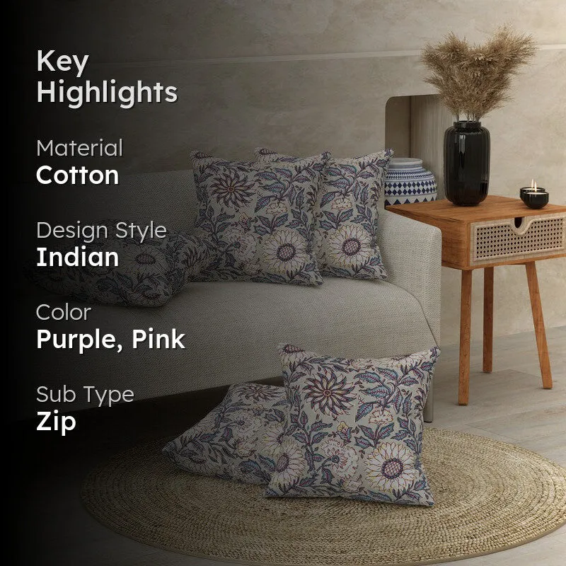 BloomTrace Cushion Covers - Set Of Five media 2