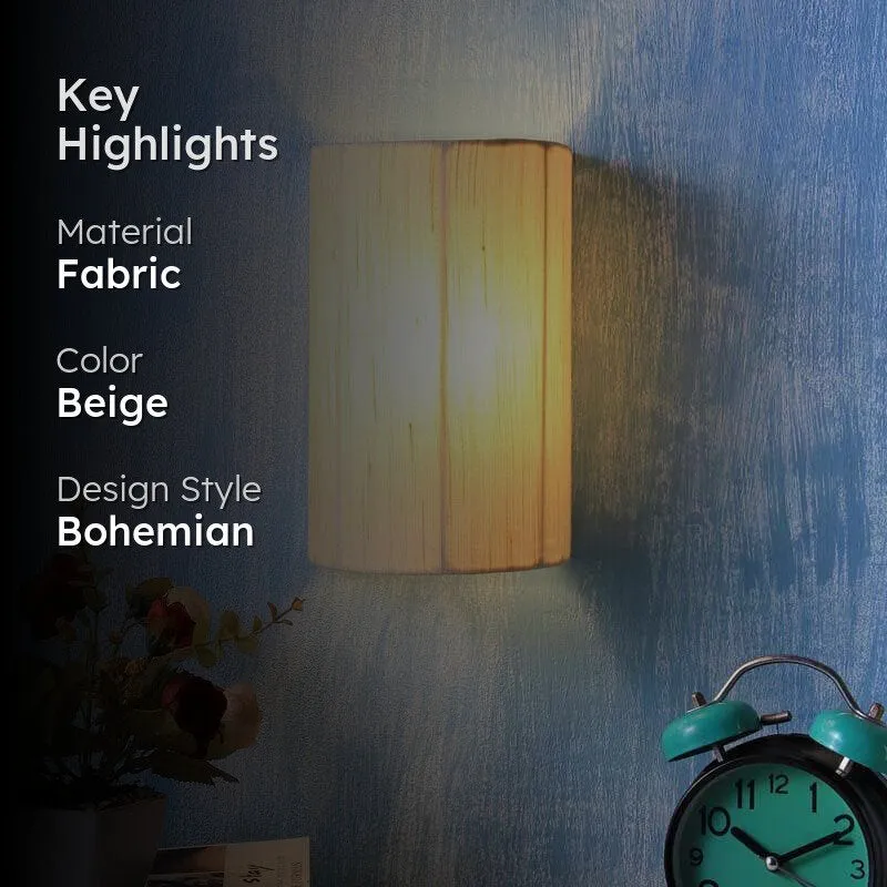Hemisphere Fabric Wall Lamp - Off-White media 2