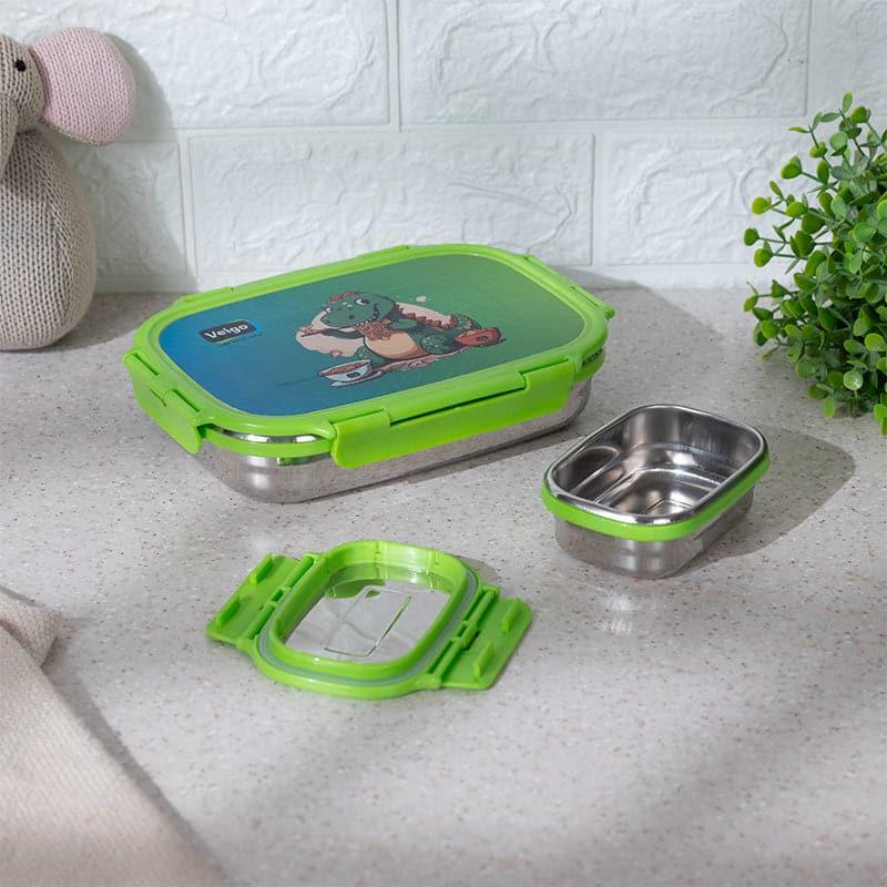 Croc Whimsy Green Lunch Box (775/150 mL) - Two Piece Set media 3