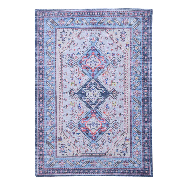 Kaelis Cotton Door Mats - Blue media 1