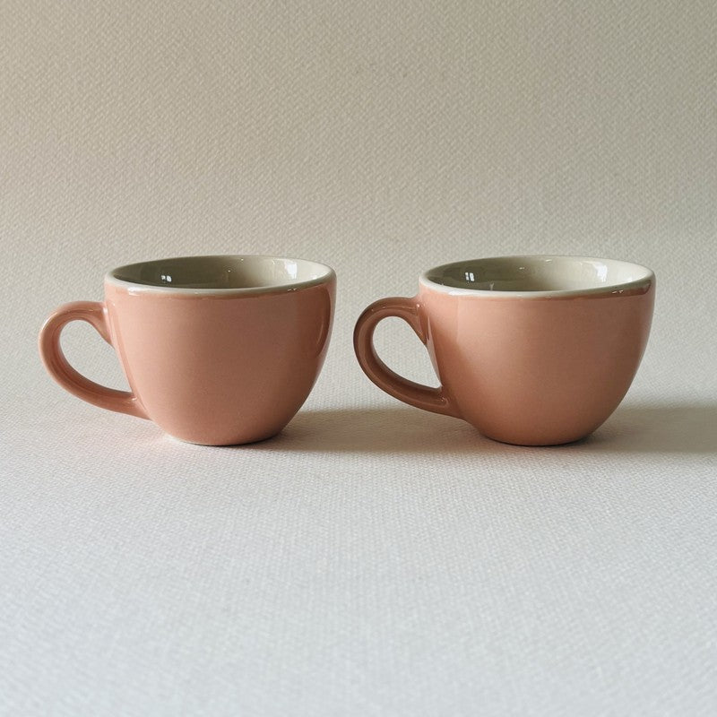 Misty Ceramic Tea Cup (80 mL Each) - Set Of Two media 7