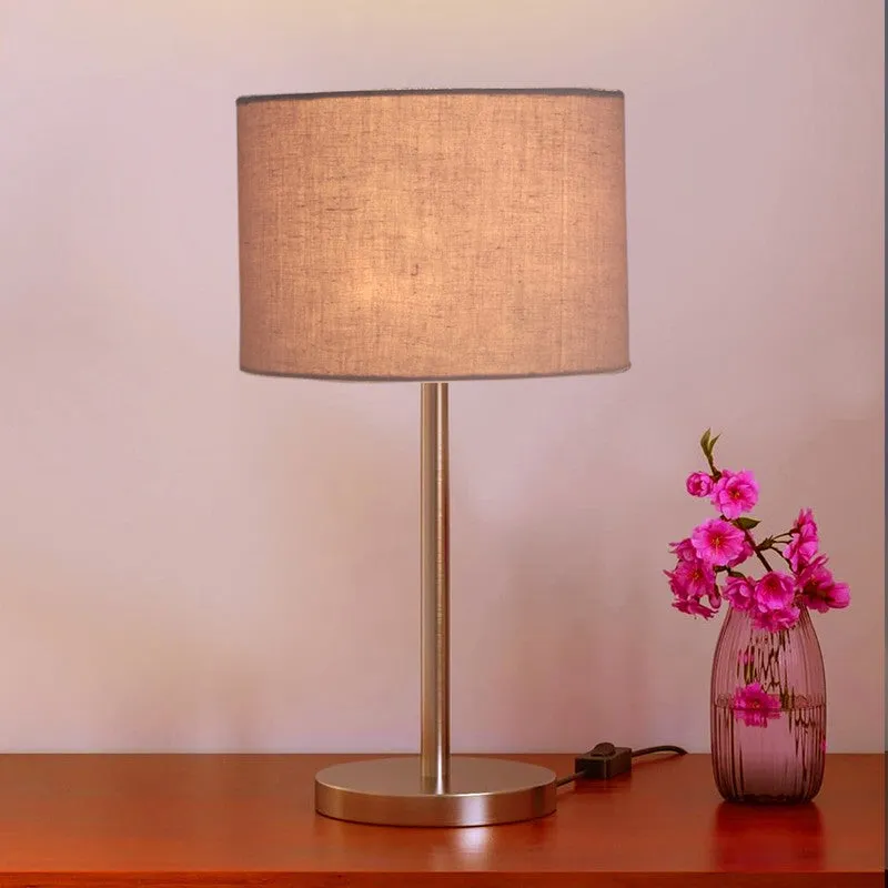 Noctra Orin Glow Metal Table Lamp - Grey media 3