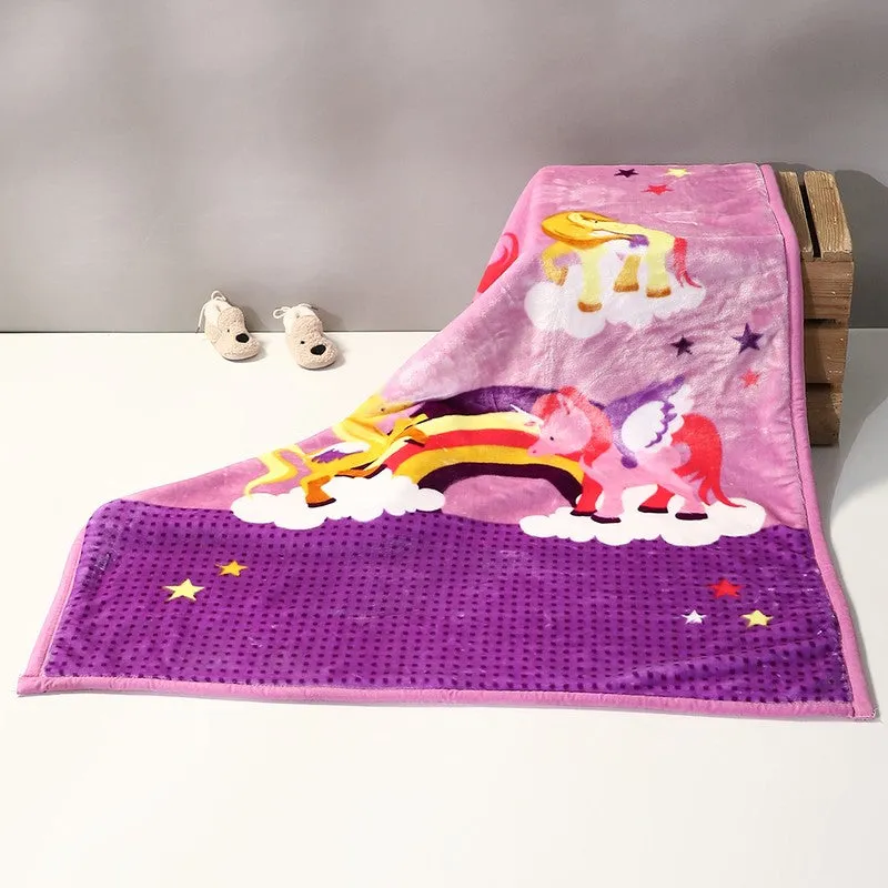 Monte Carlo Dreamy Unicorn I Kids Blanket - 600 GSM media 3