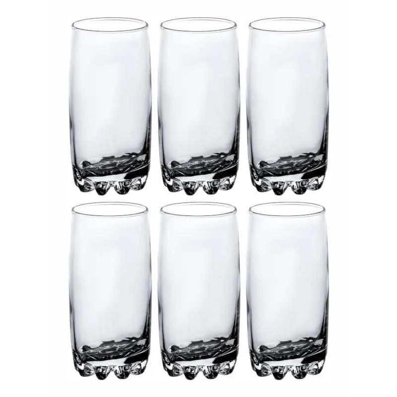 Troopee Straight Glass Tumbler (380 ML) - Set Of Six media 4