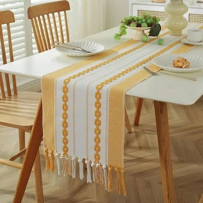 Nordic Charm Cotton Table Runner media 5