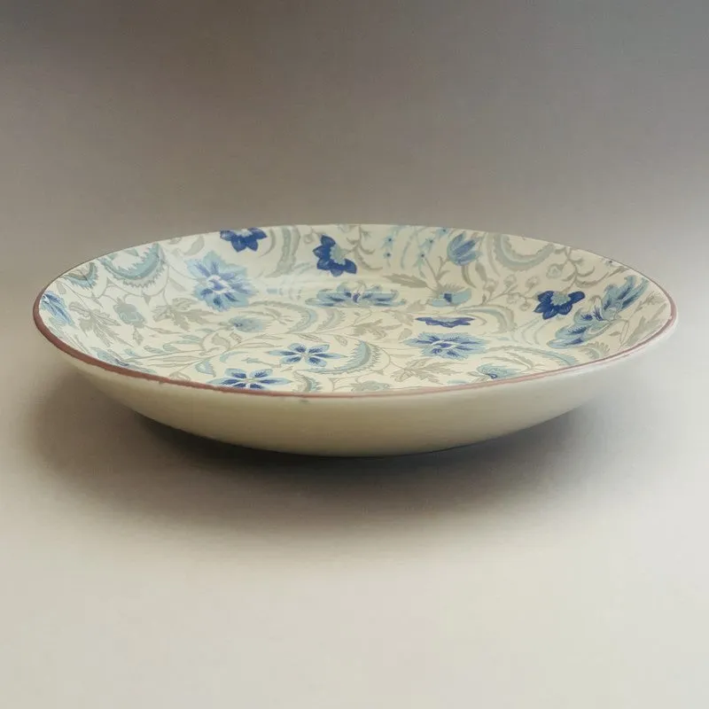 Floral Ceramic Shallow Pasta Plate - 500 mL media 3