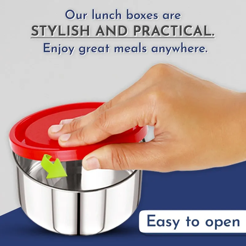 Yuro Pop Lunch Box with Lunch Bag - Five Piece Set media 8