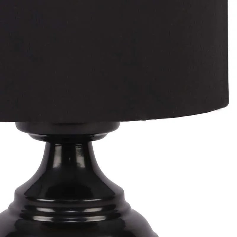 Solid Flickers Fabric Table Lamp - Black media 5