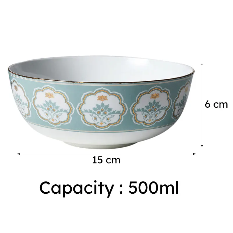 India Circus Rococo Bone China Serving Bowl - 500 mL media 6