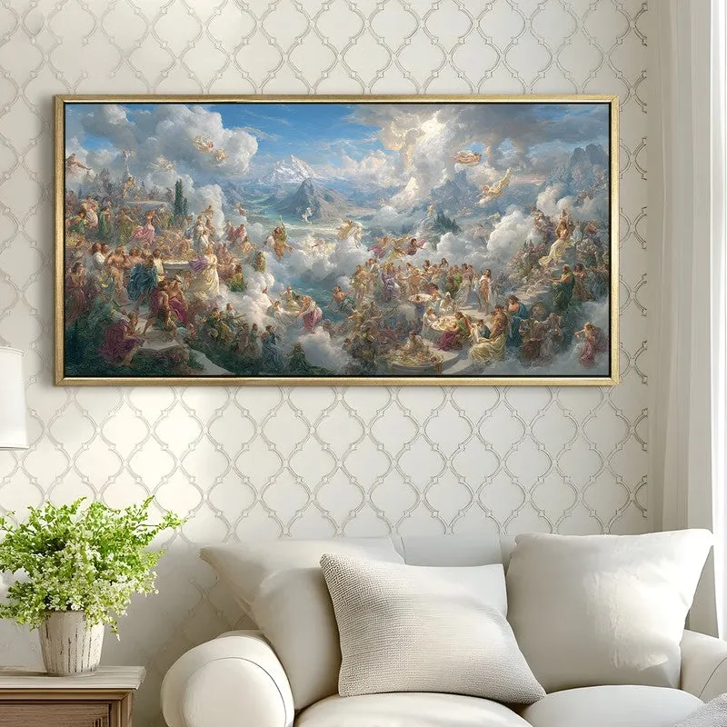 High Heavens Canvas Wall Painting With Frame media 4