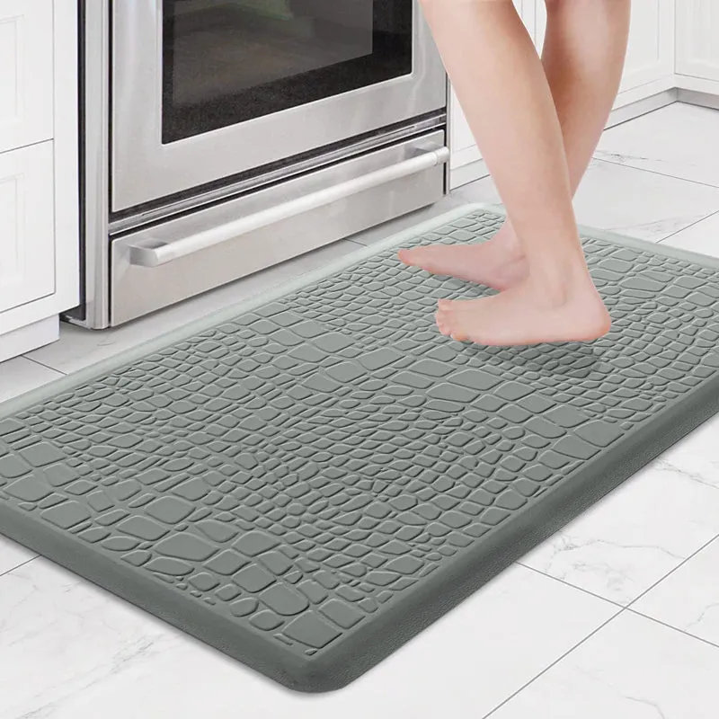 Textura Step Anti Skid Bath Mat - Grey media 1