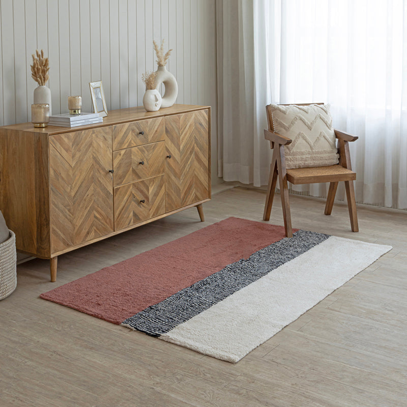 Alira Handwoven Cotton Rug media 4