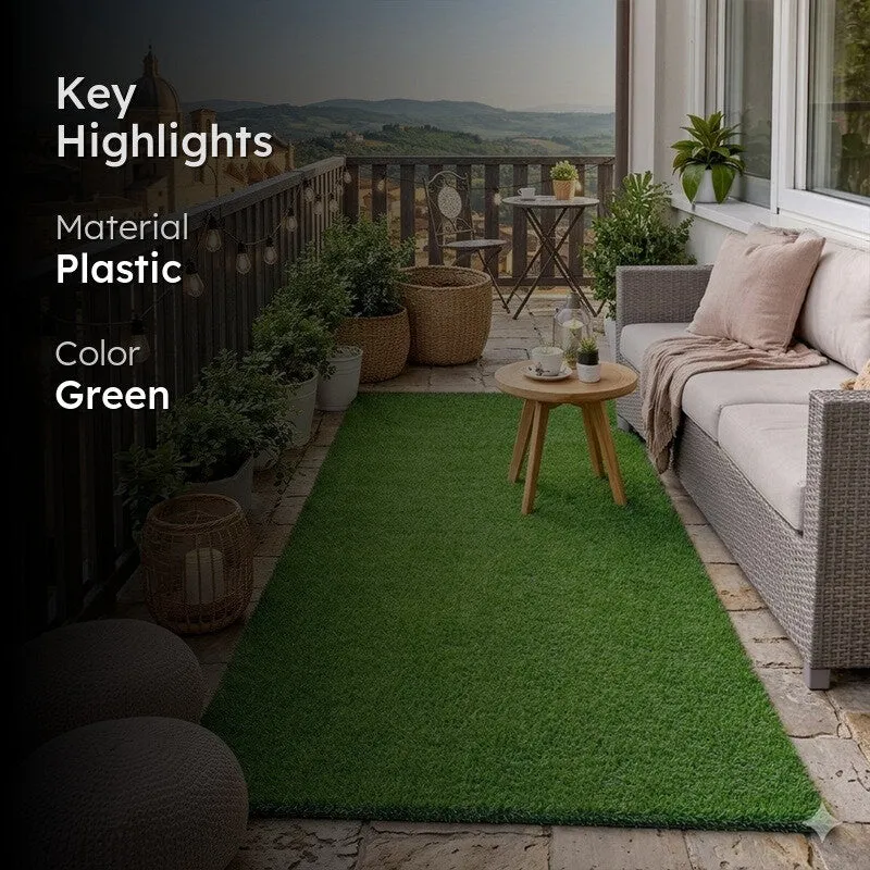 Fresh Green Artificial Grass Mat media 2