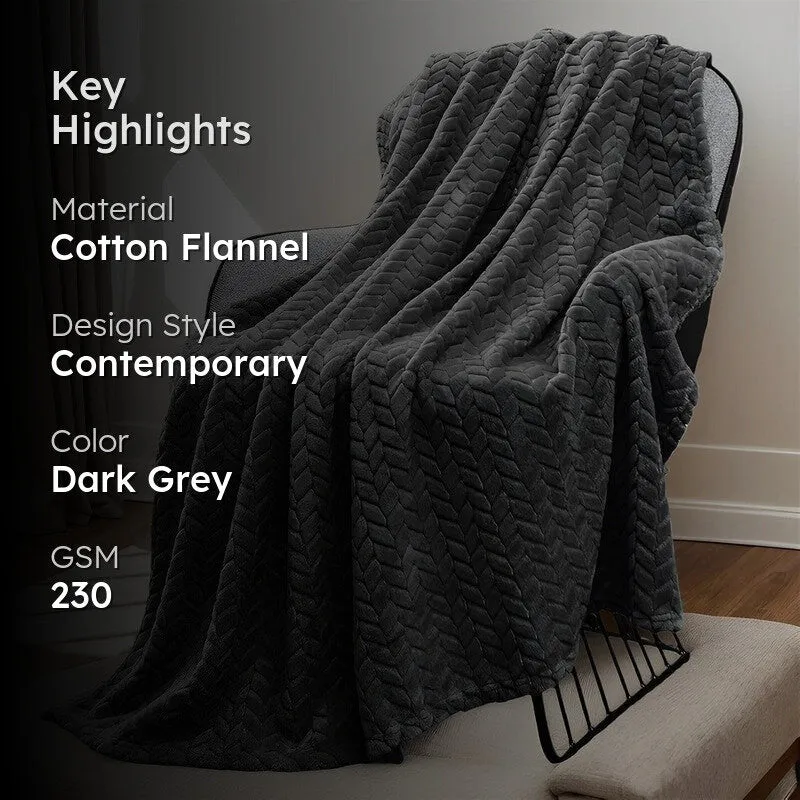 WarmHaven Blanket (Dark Grey) media 2