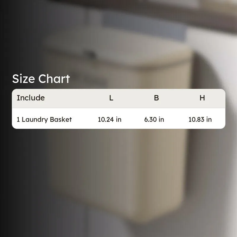 Rioware SlimNest Laundry Basket - Beige media 10