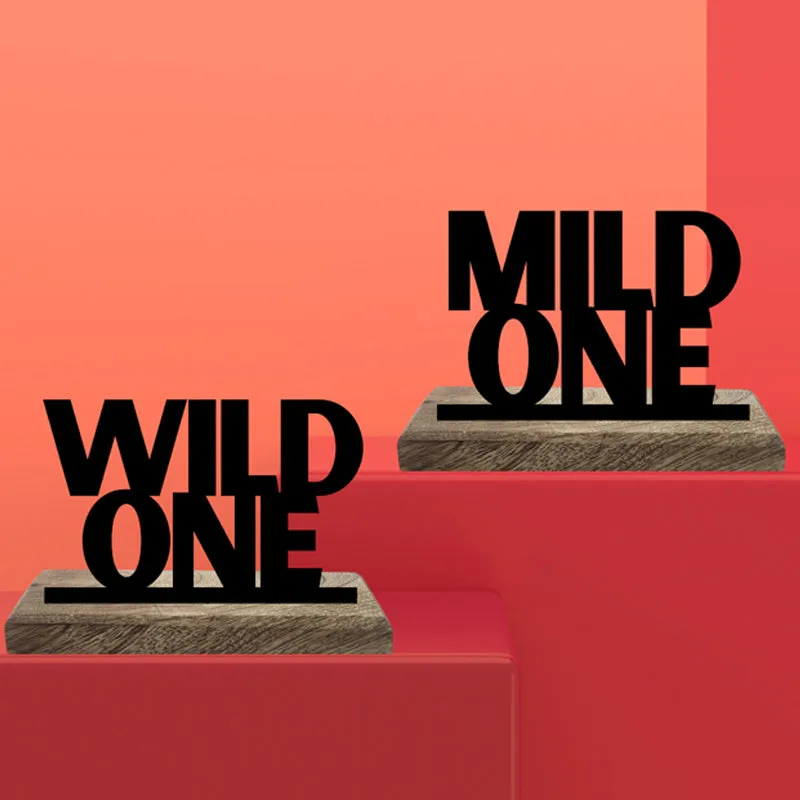 Wild One & Mild One Showpiece - Set Of Two media 3