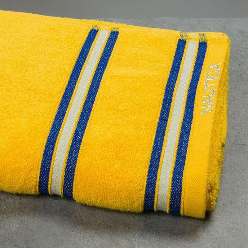 Nautica Dove Dual Down Cotton Bath Towel - Yellow media 5
