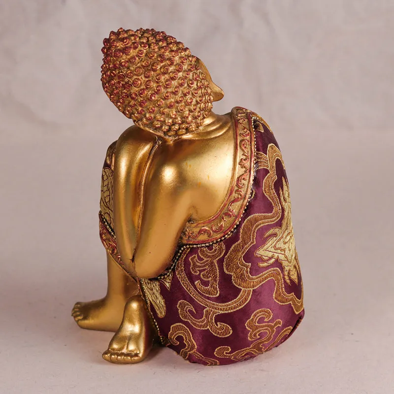 Buddha In Thoughts Showpiece media 3