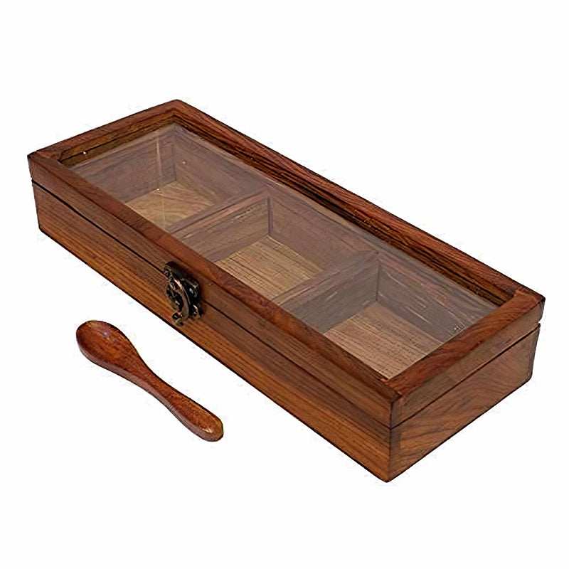 Aroma Cache Wood Masala Box media 5