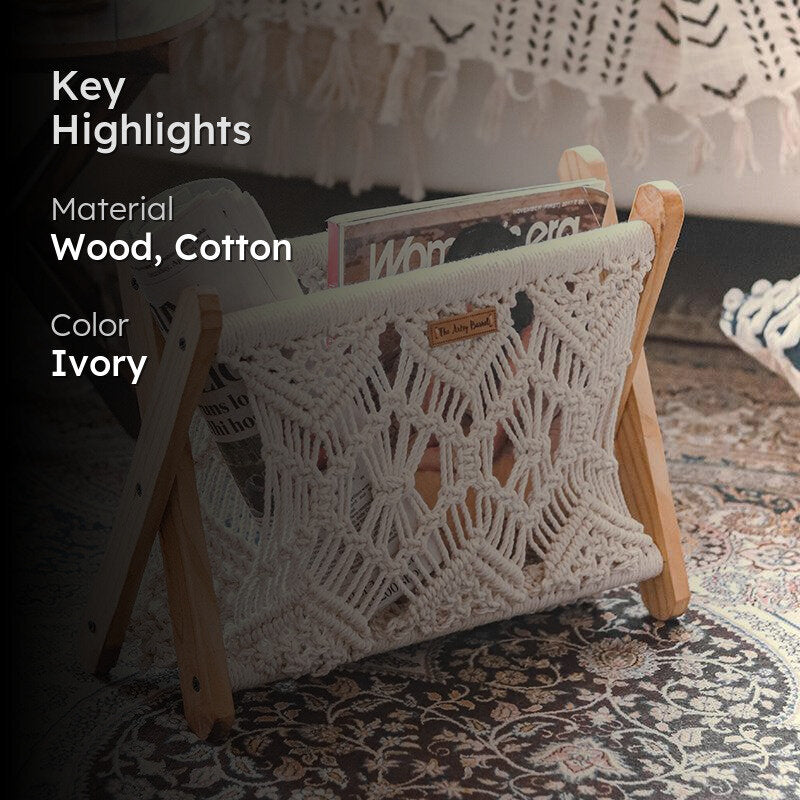 Rusta Handcrafted Magazine Holder image 2