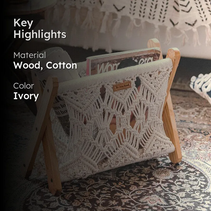 Rusta Handcrafted Magazine Holder media 2