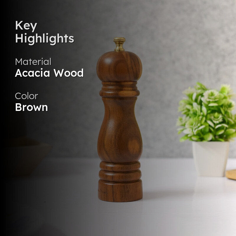 Spicora Acacia Wood Salt & Pepper Bottles media 2