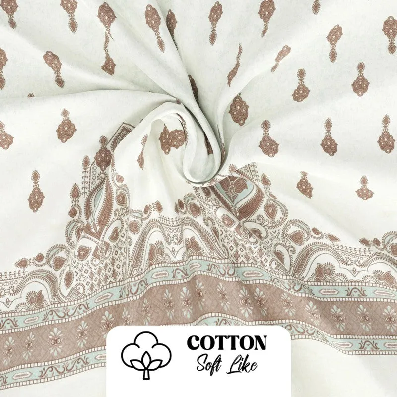 Zevric Bedsheet (Brown) - 115 GSM media 6
