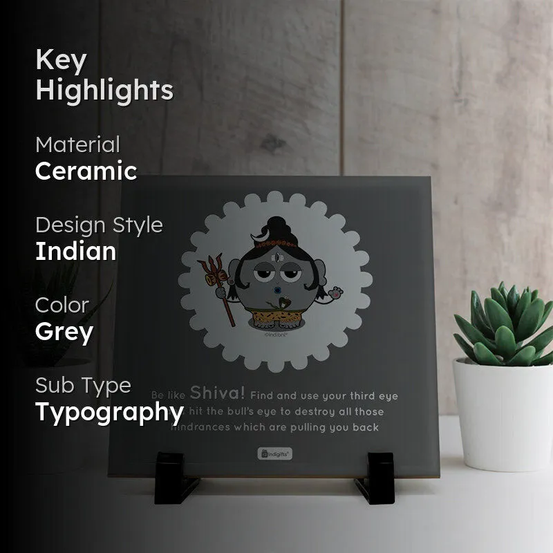 Whimsy Cute Shiva Motivational Showpiece media 2