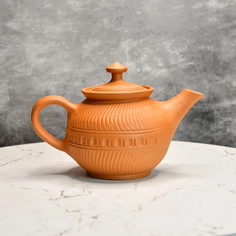 Classic Heritage Terracotta Tea Set & Tea Pots - Three Piece Set media 4