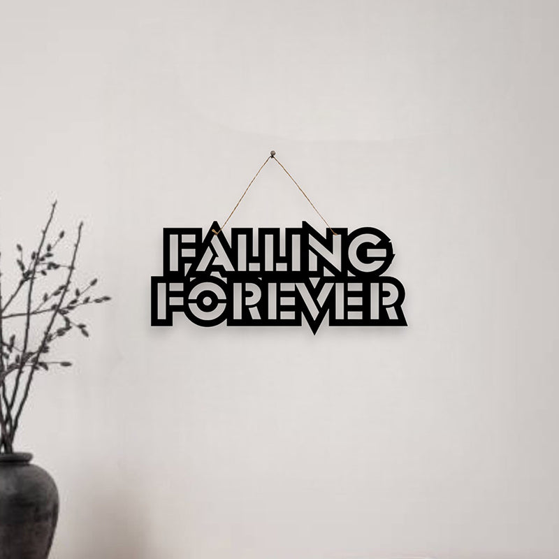 Falling Forever Mild Steel Wall Accent
