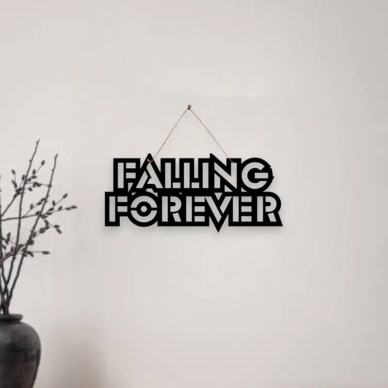 Falling Forever Mild Steel Wall Accent media 1
