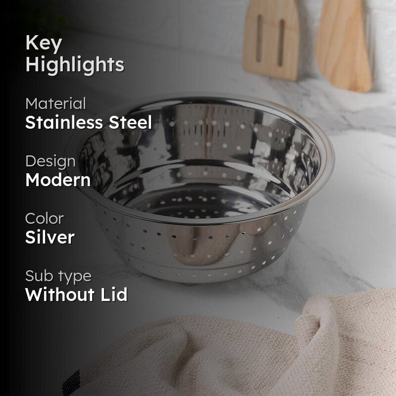 Drizzle Drain Stainless Steel Strainer - 17 CM media 2